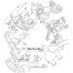 Recharge coloriage enfant 10 feuilles – Petit Ours Brun (dès 2 ans)