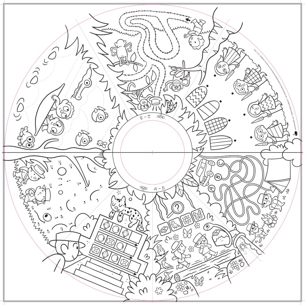 Games &amp; Discoveries Refill – 10 activity sheets for siblings (ages 2-6)