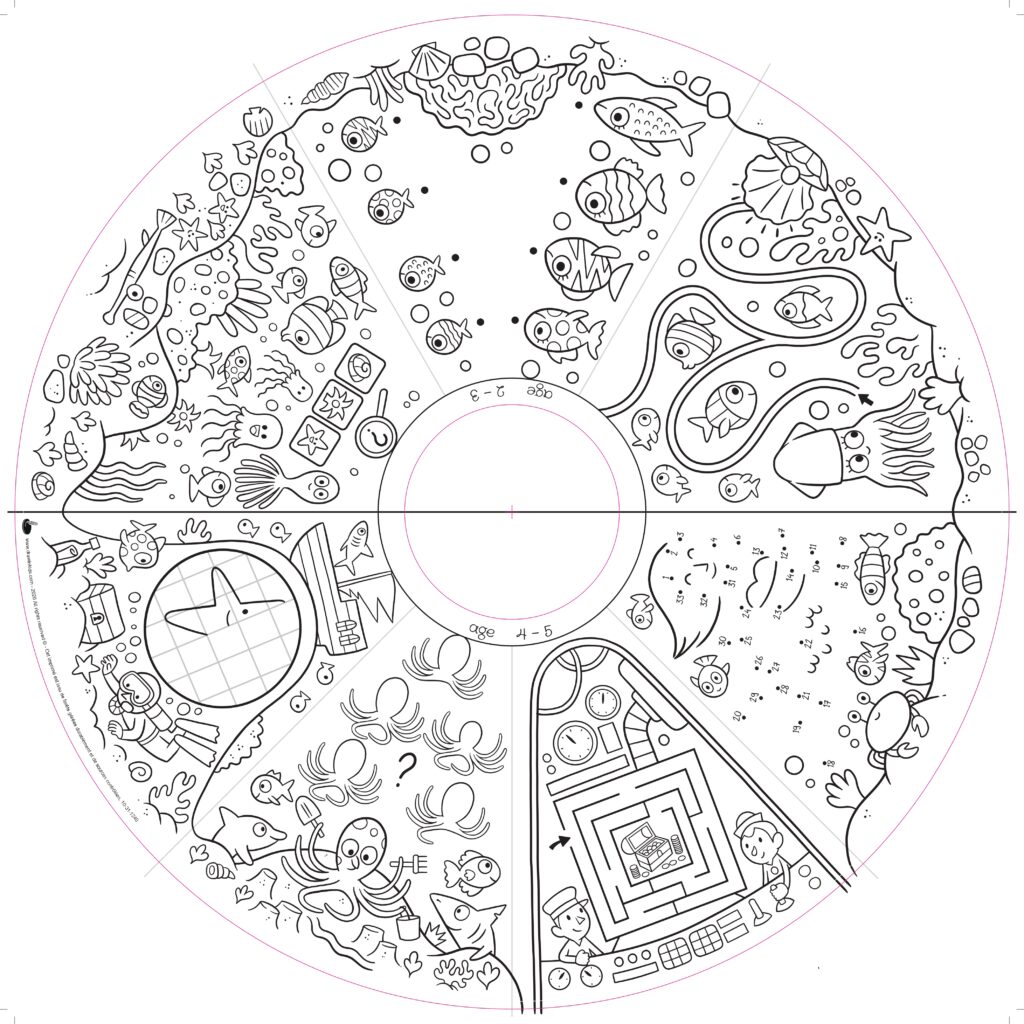 Games &amp; Discoveries Refill – 10 activity sheets for siblings (ages 2-6)