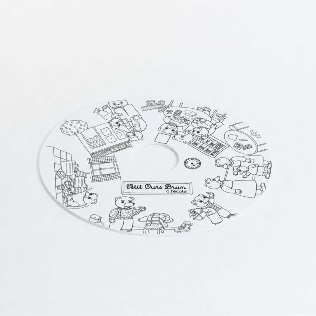 Recharge coloriage enfant 10 feuilles – Petit Ours Brun (dès 2 ans)