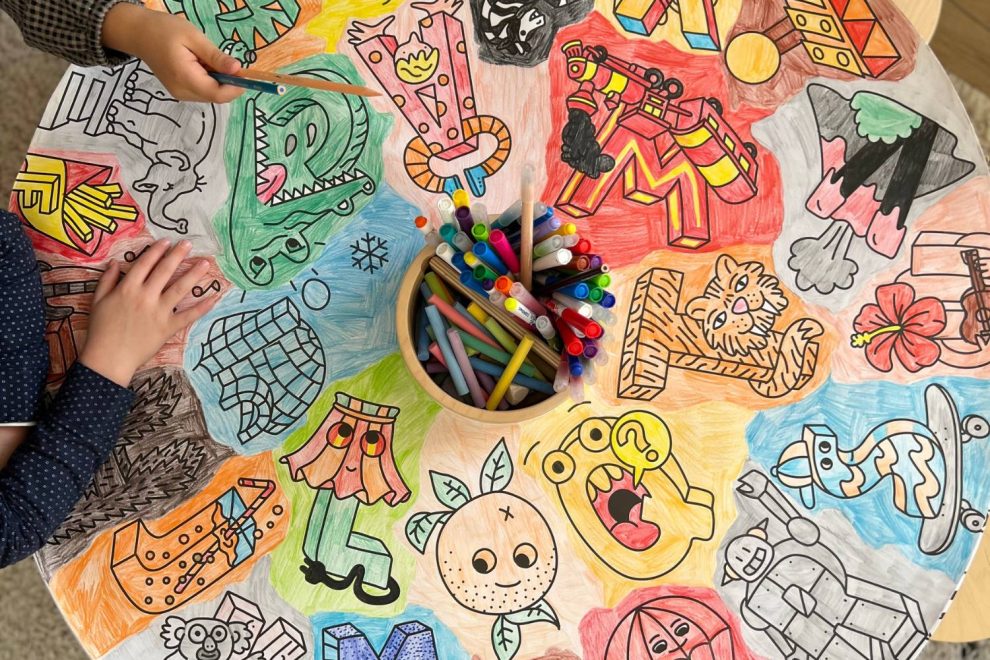 Recharge XXL (1) * NEW ! * Recharge pour Drawin'table XXL - Drawin'kids x OMY