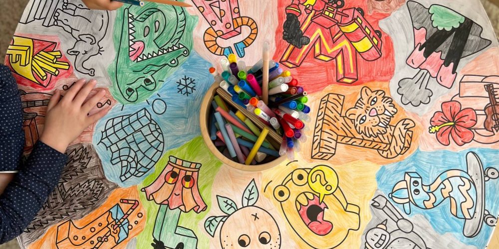Recharge XXL (1) * NEW ! * Recharge pour Drawin'table XXL - Drawin'kids x OMY