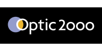 Logo Optic 2000, lunettes et opticien.